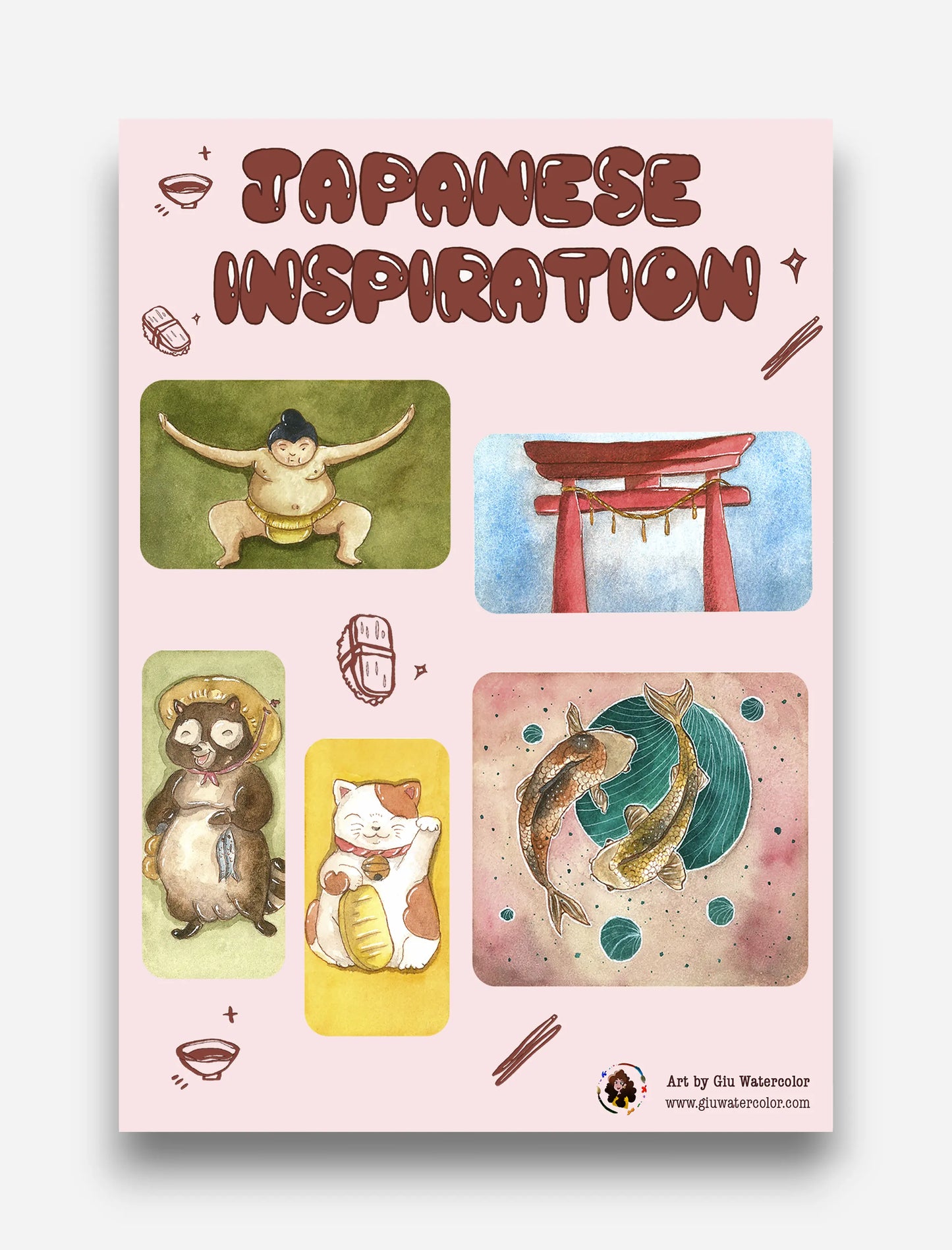 Japanese Inspiration II Sticker 🎎 | A5 - Vinyl Sheet