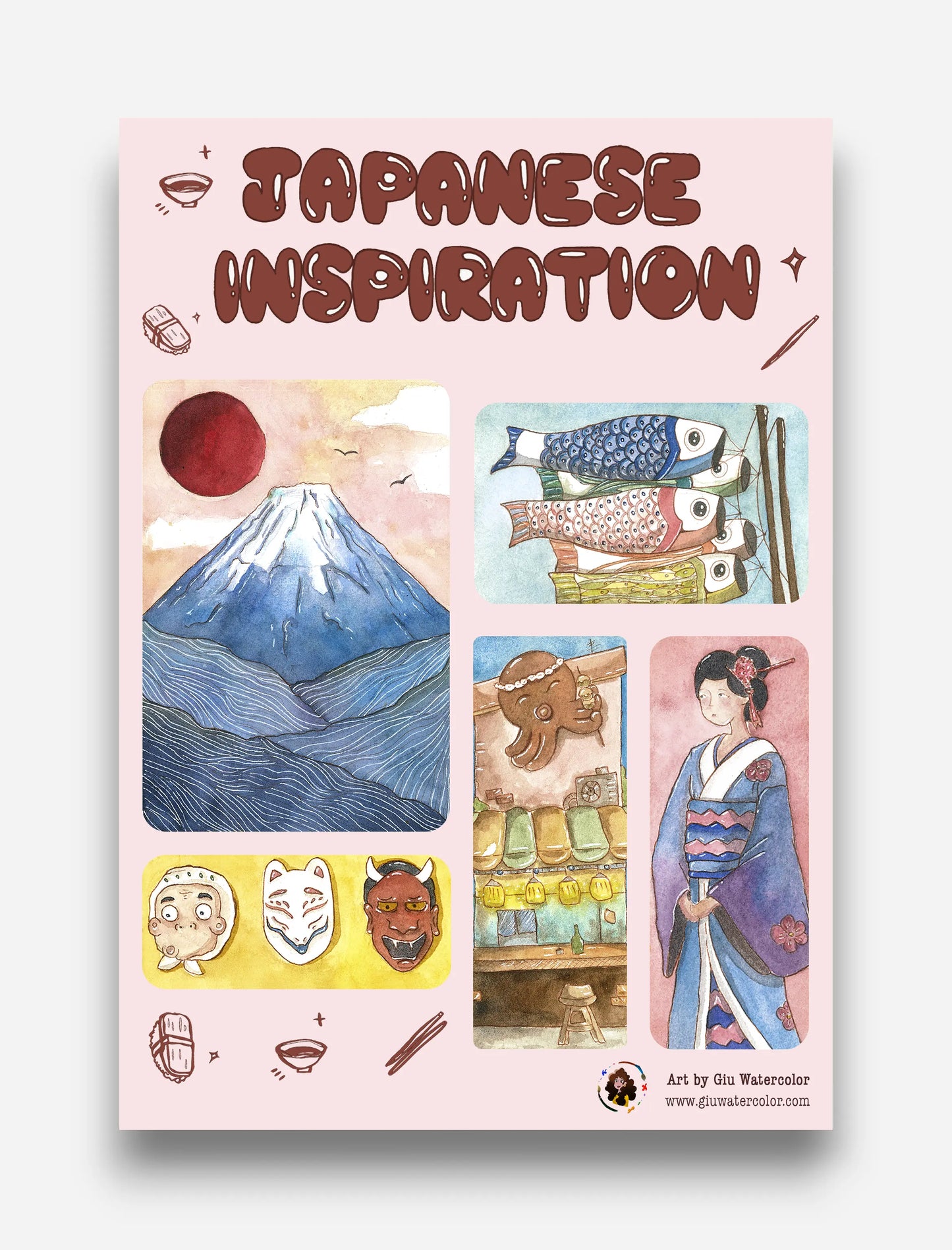 Japanese Inspiration I Sticker 🏮 | A5 - Vinyl Sheet