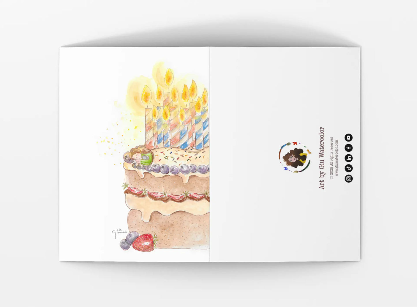 Bedcake - Greeting Card