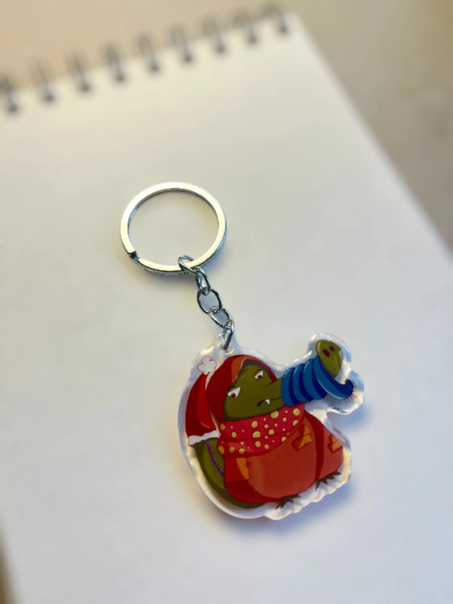 🎄 Christmas Croc – Keychain