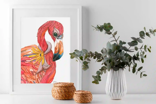 Fenicottero - Art Print