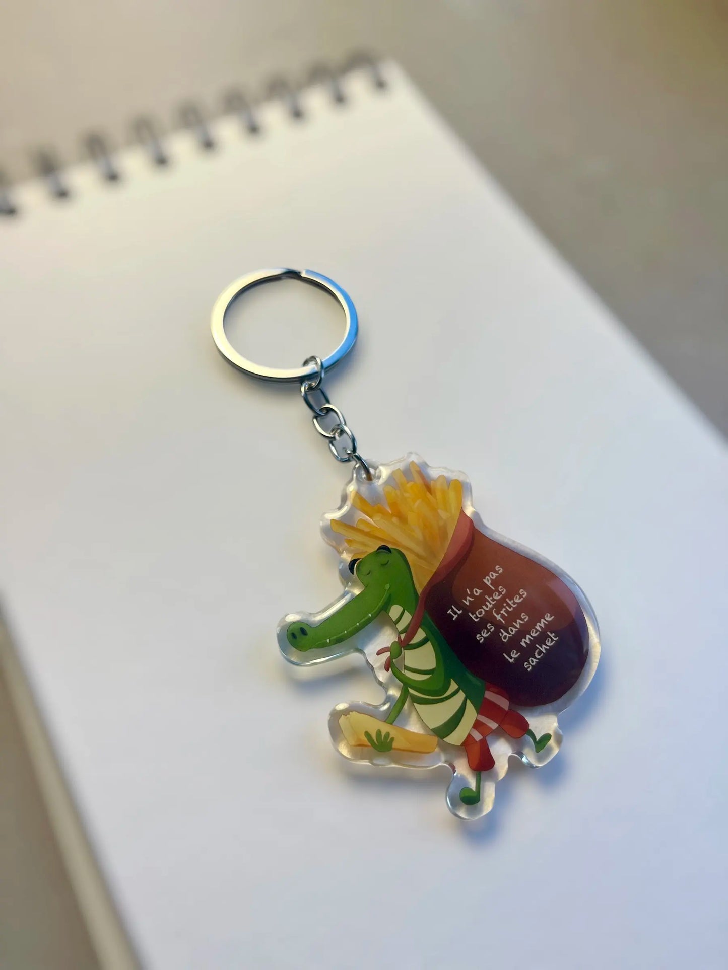🍟 Frites Croc – Keychain