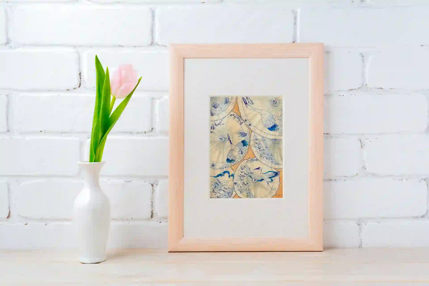 Les Parapluies Japonais - Art Print