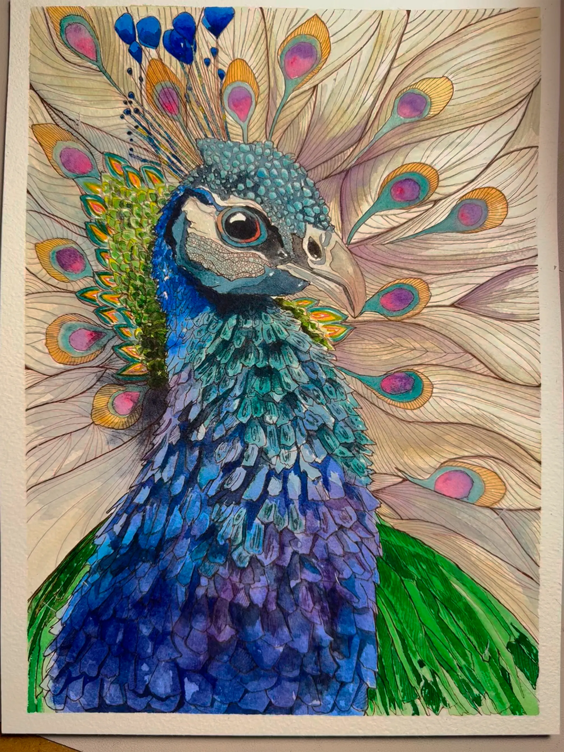 From original watercolor to art prints: our process