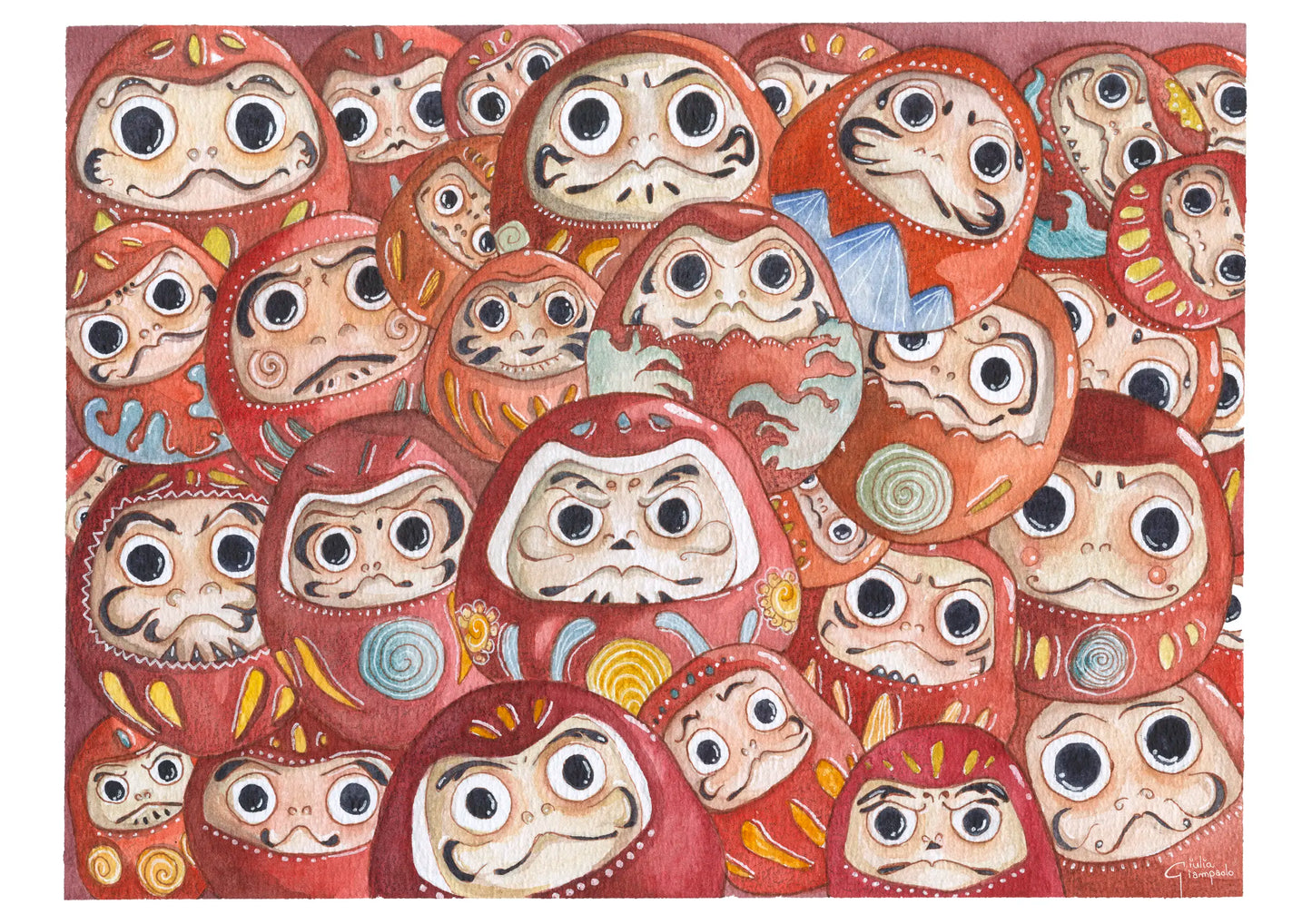 Daruma - Art Print