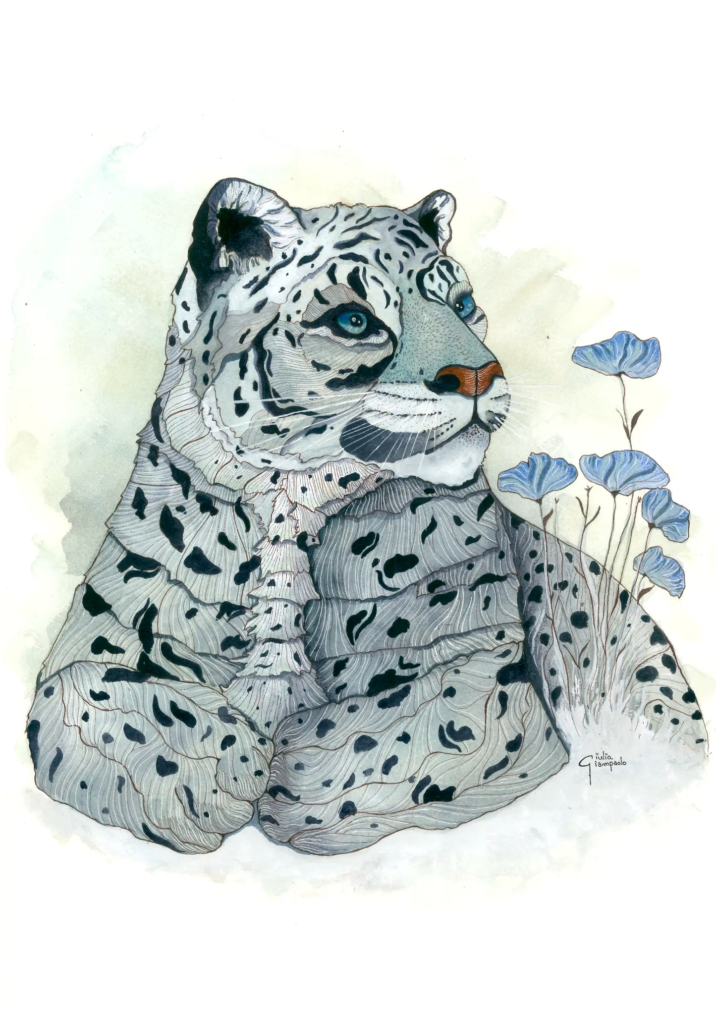 In the snow - Art Print