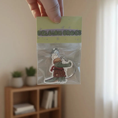 ❄️ Snow Croc – Keychain