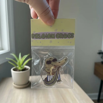 🍺 Beer Croc – Keychain