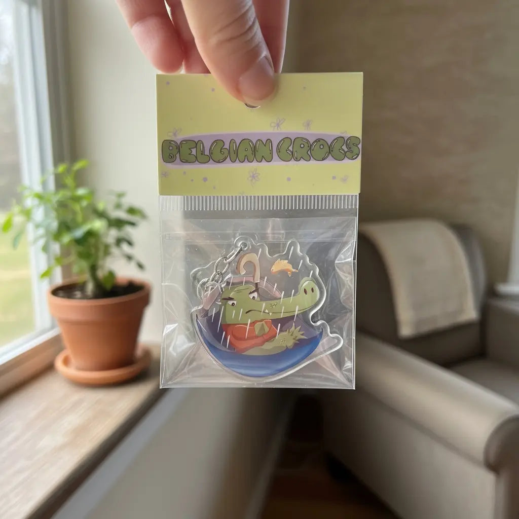 ☔ Rain Croc – Keychain