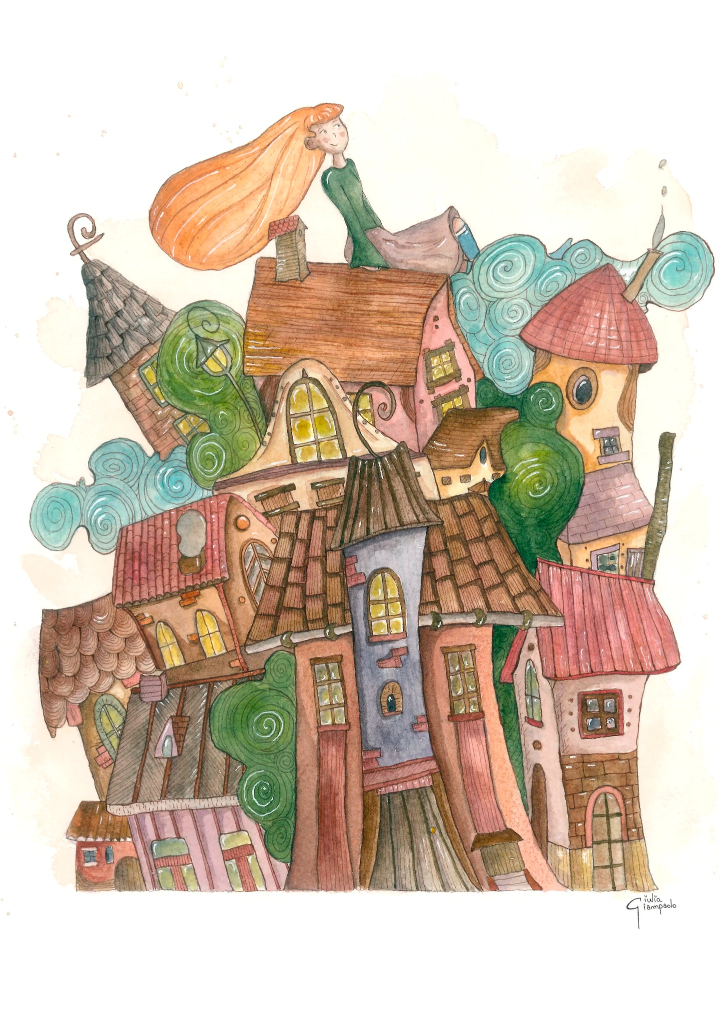 Home, wherever you go - Art Print