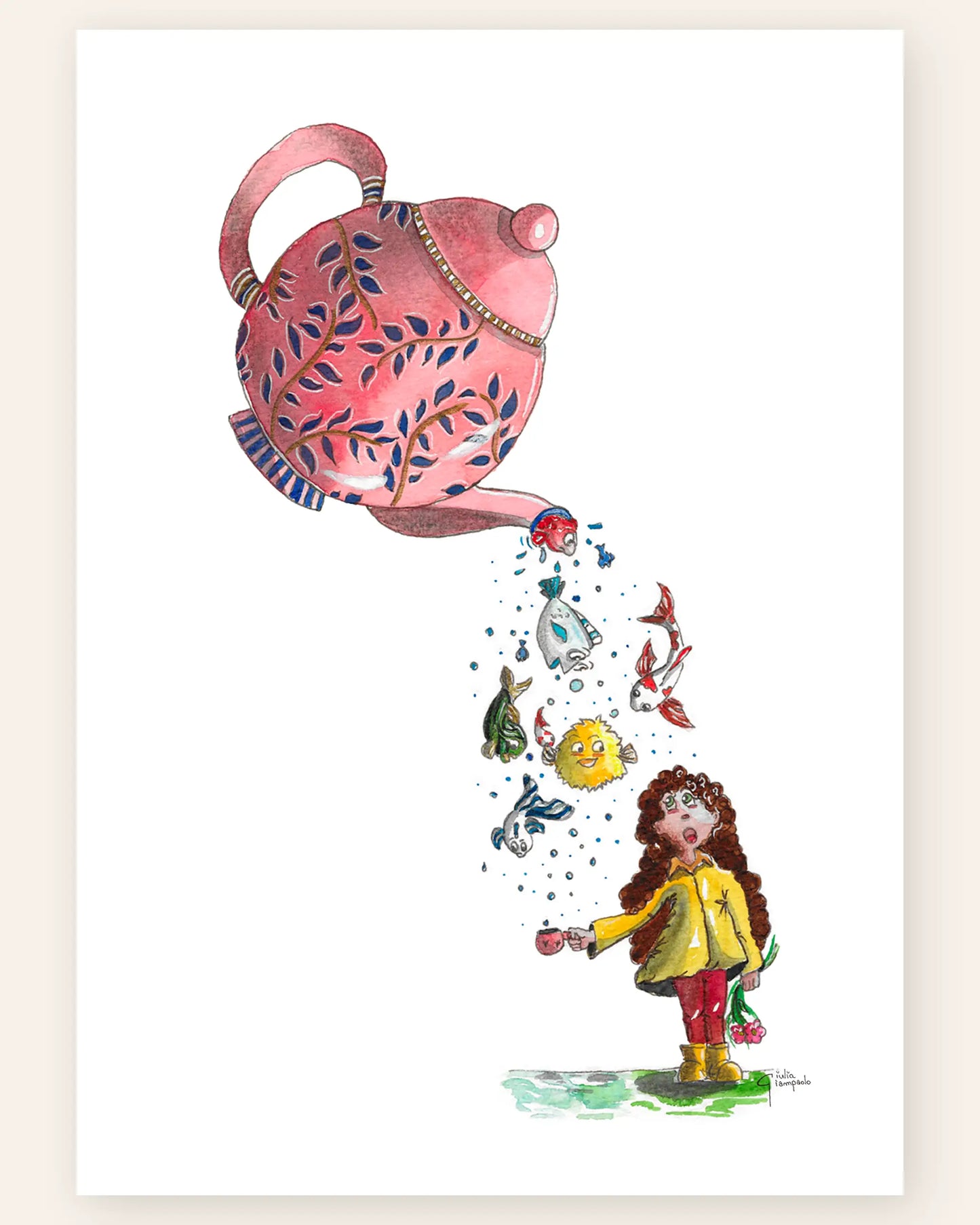 A Different Kettle of Fish - Art Print