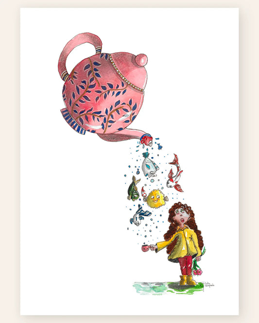A Different Kettle of Fish - Art Print