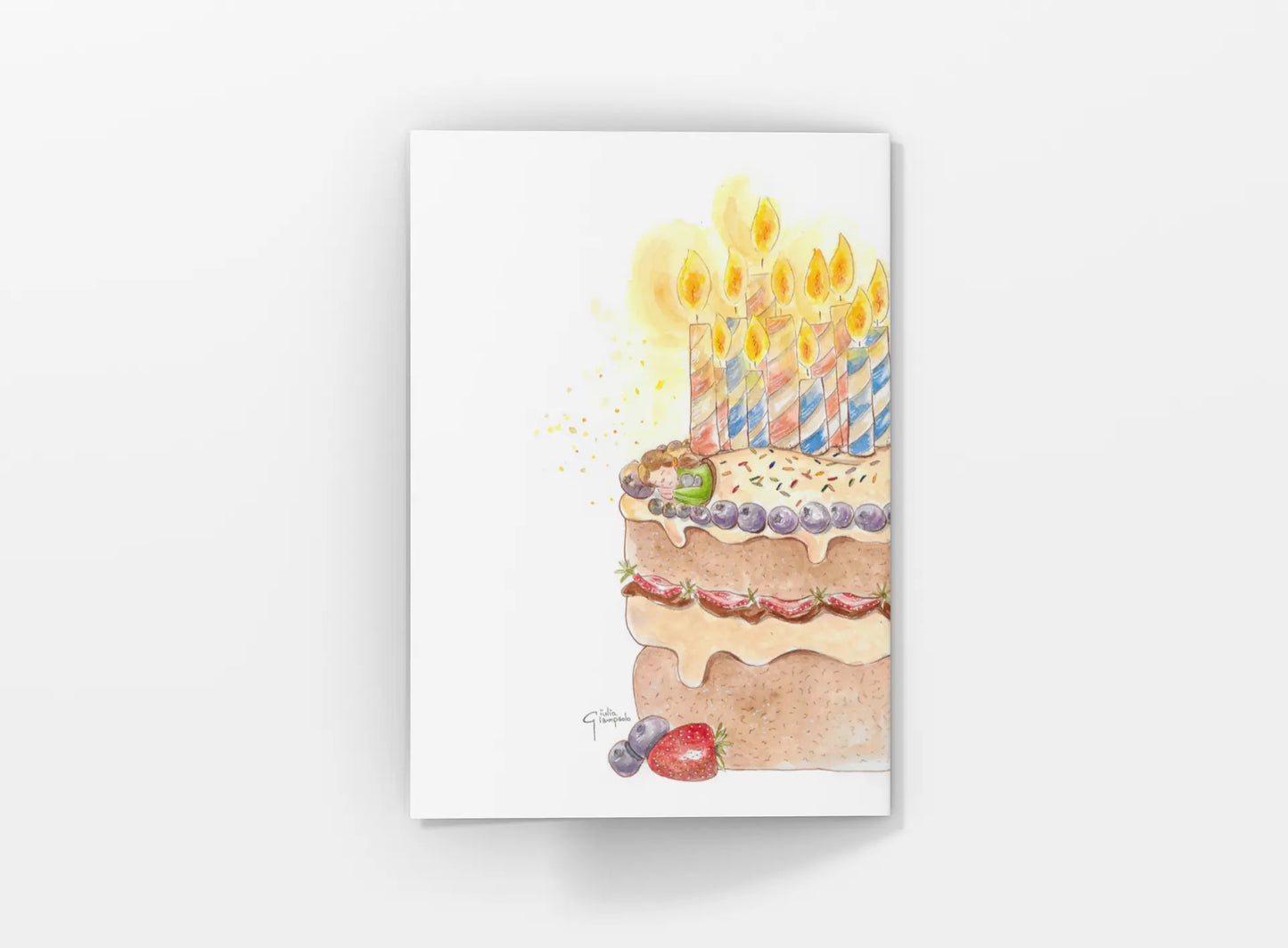 Bedcake - Greeting Card