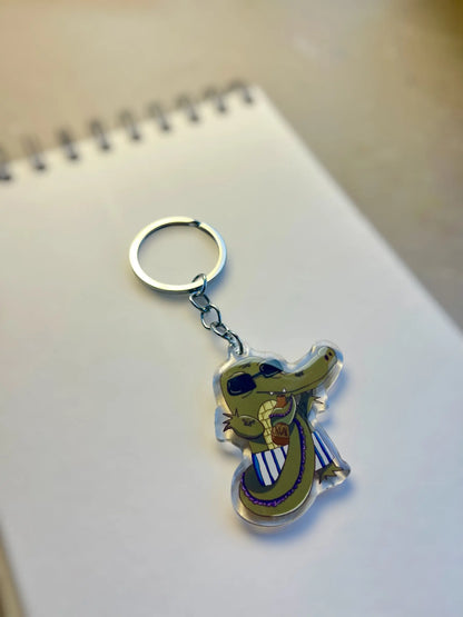 🍺 Beer Croc – Keychain