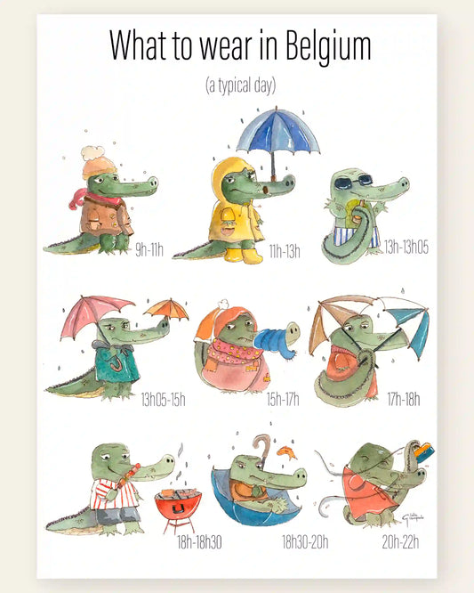 Belgian Day - Art Print