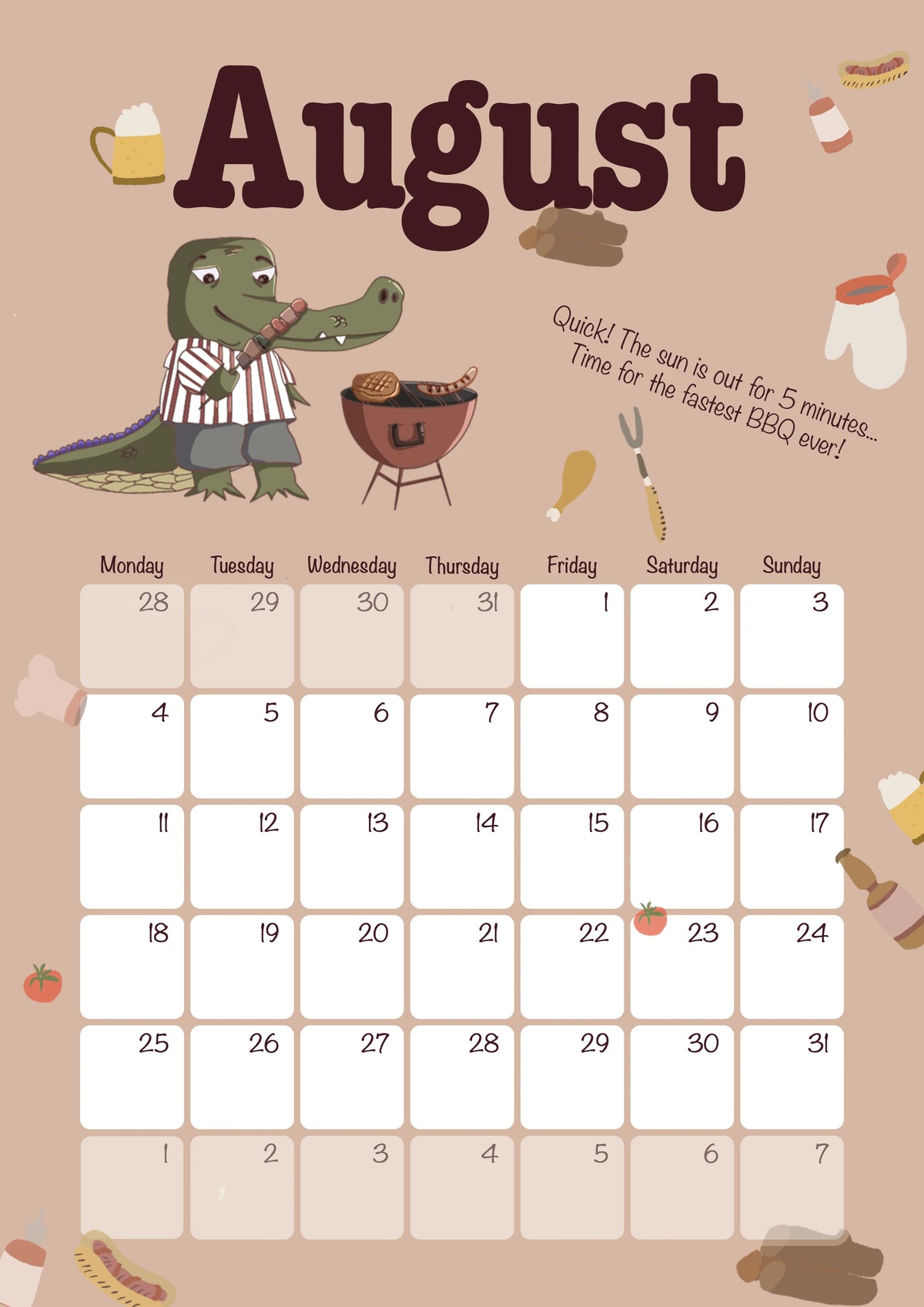 Belgian Edition 2025 - Calendar