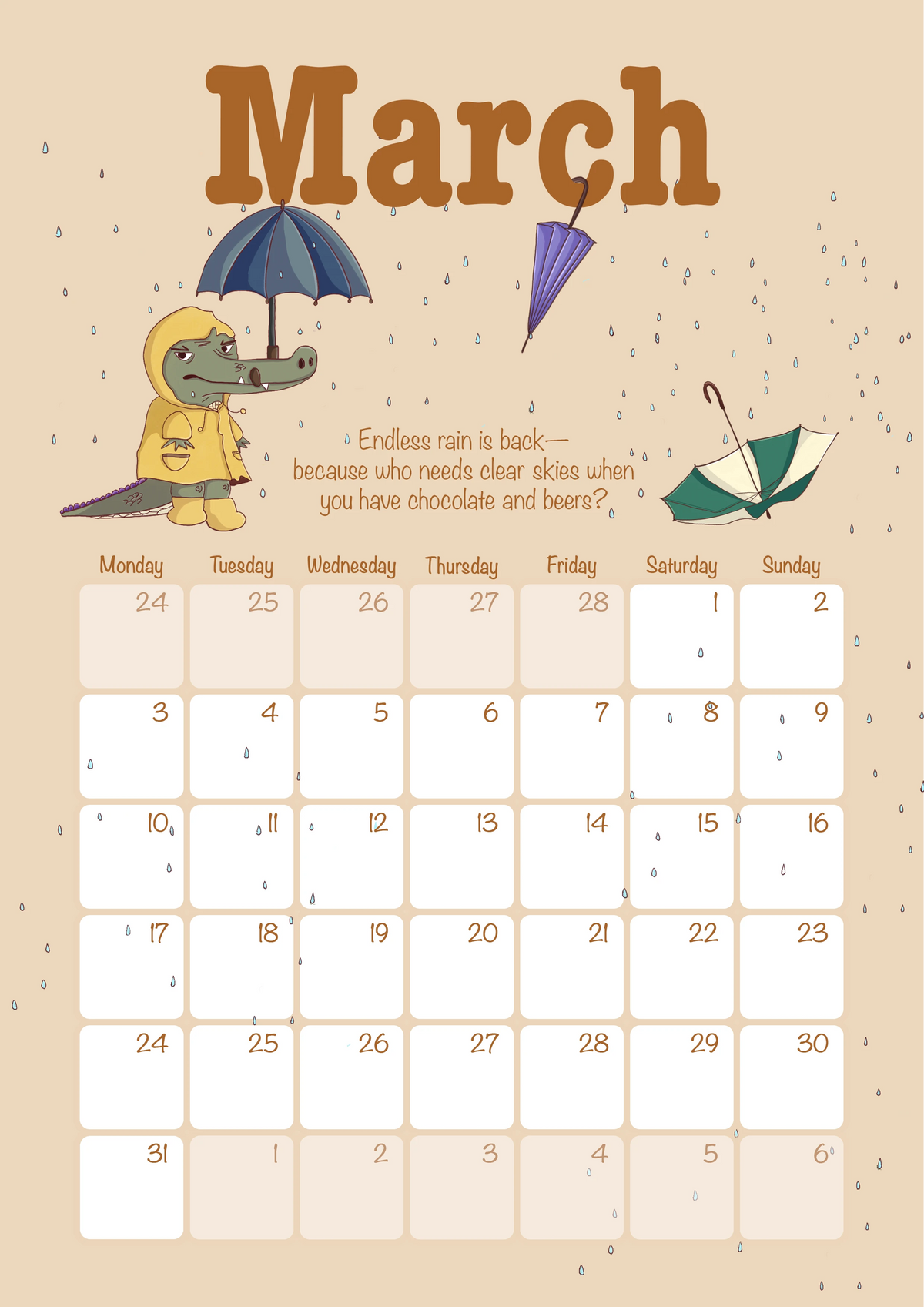 Belgian Edition 2025 - Calendar