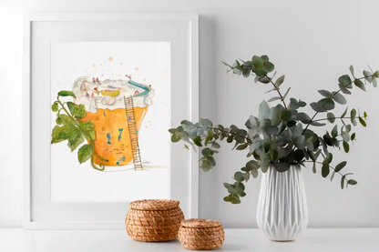 Cerveza Party - Art Print