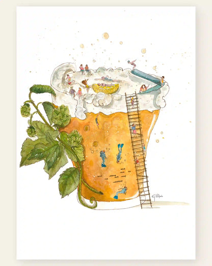 Cerveza Party - Art Print