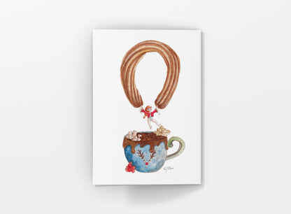 Churros Girl - Greeting Card