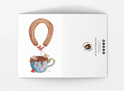 Churros Girl - Greeting Card
