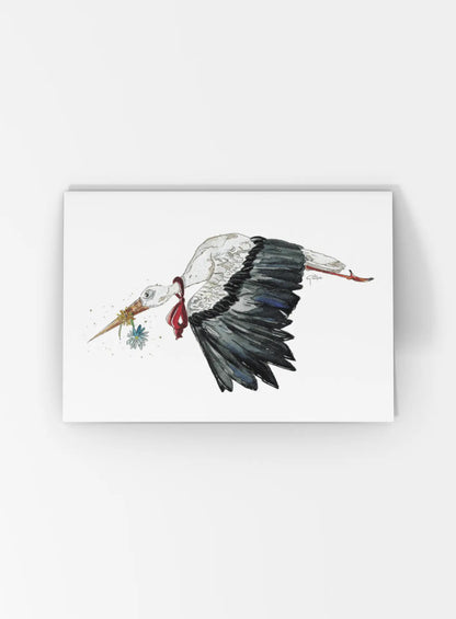 Cicogna Fiorino – Greeting Card