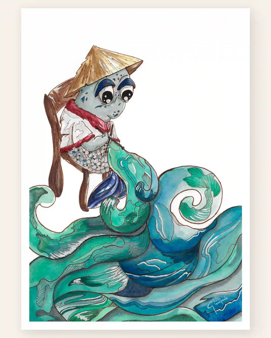 Creating the Sea - Art Print