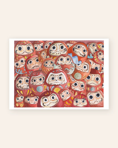 Daruma - Art Print