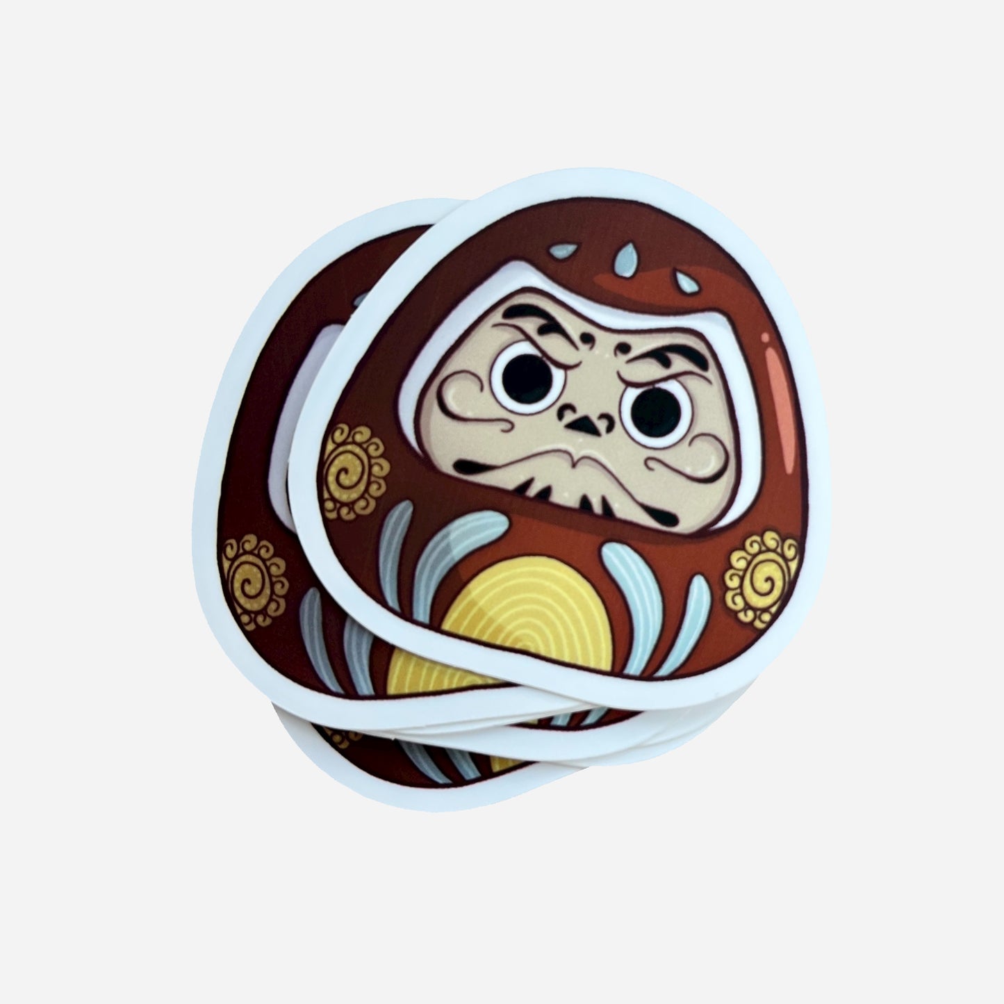 Darumon Sticker 🪆 | 6×6 cm - White