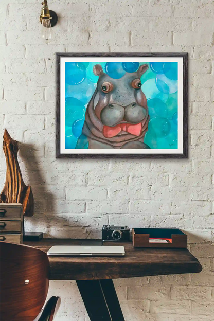 Hippo Pippo - Art Print