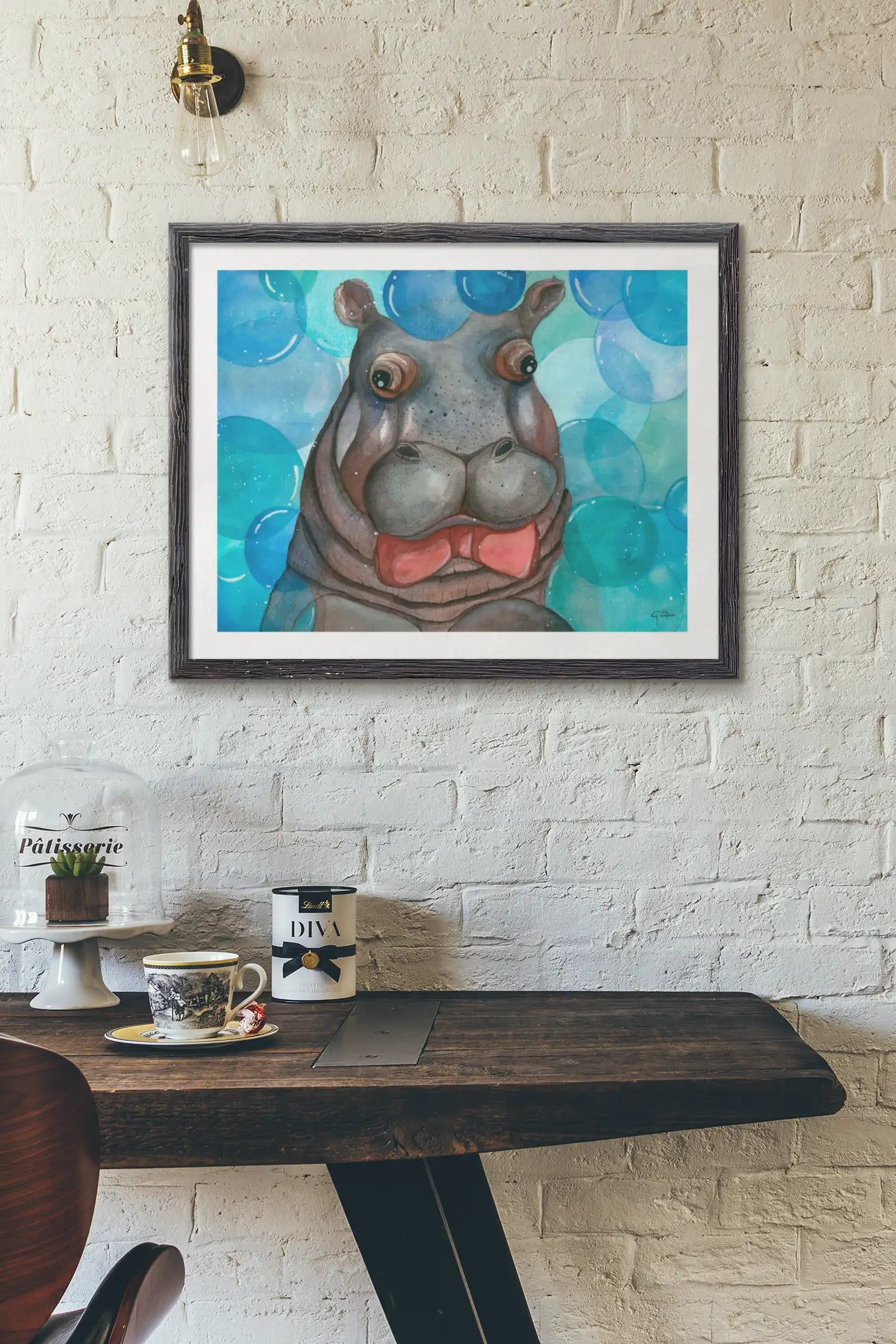 Hippo Pippo - Art Print