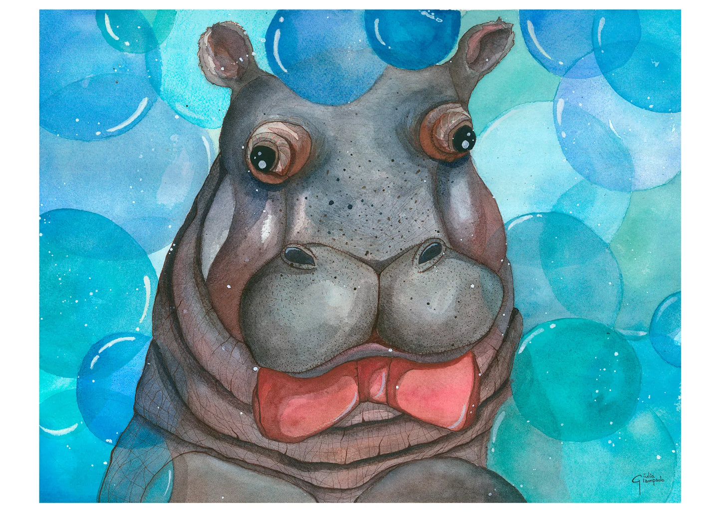 Hippo Pippo - Art Print