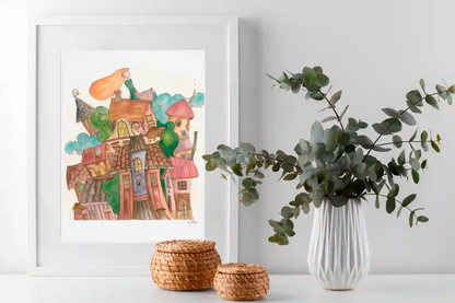 Home, wherever you go - Art Print
