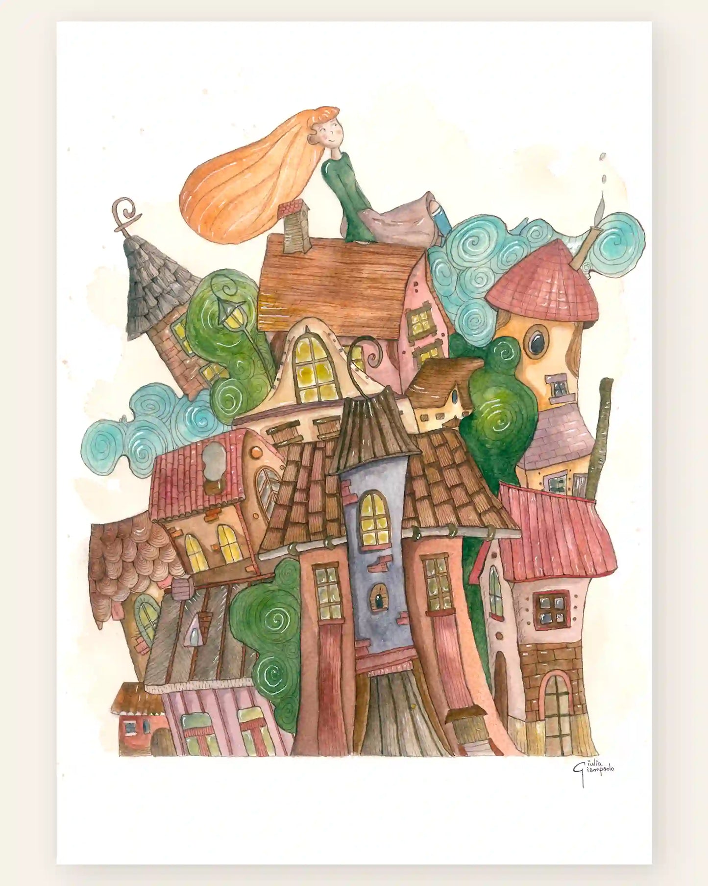 Home, wherever you go - Art Print