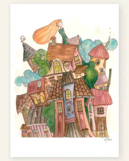 Home, wherever you go - Art Print