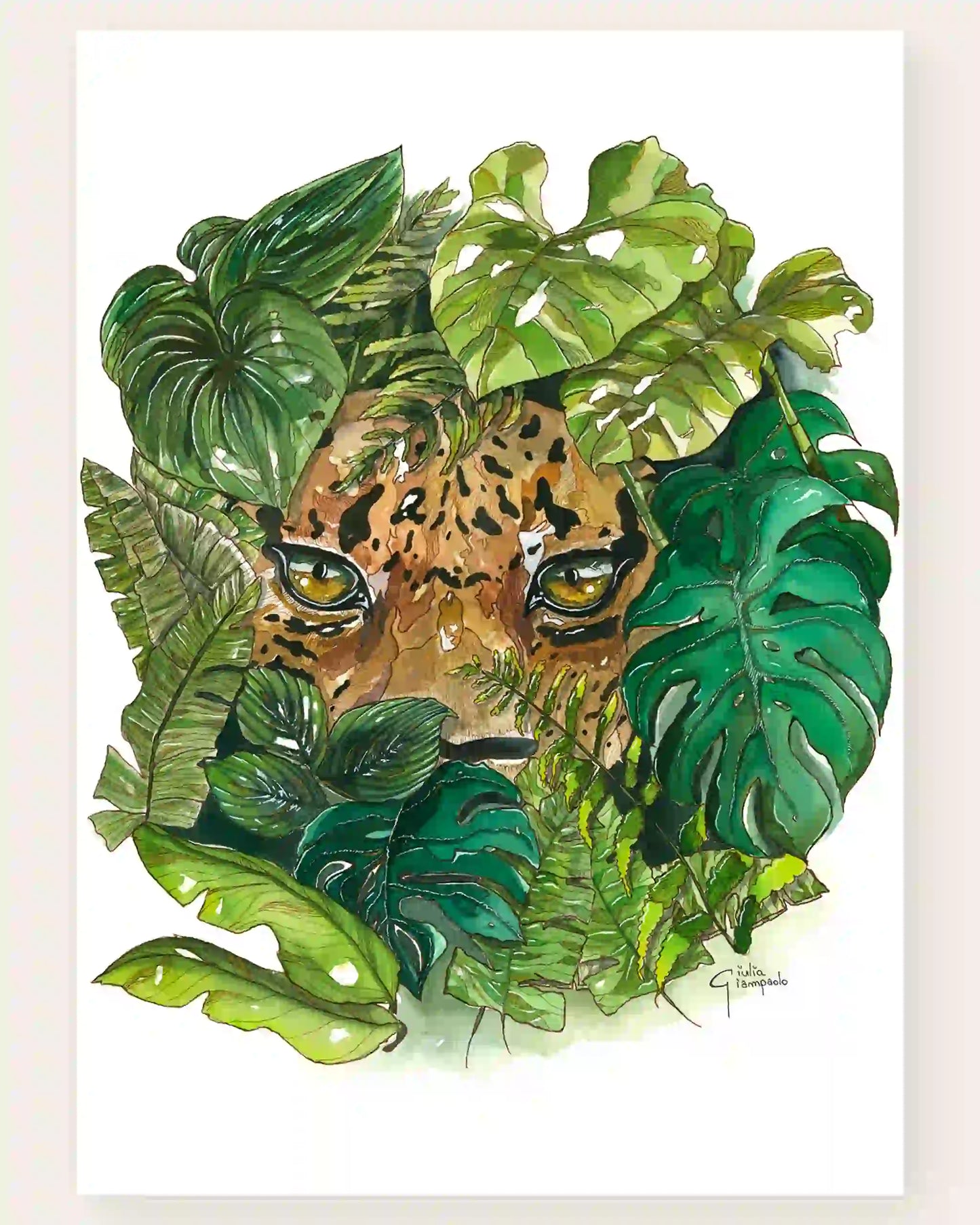 In the Jungle - Art Print