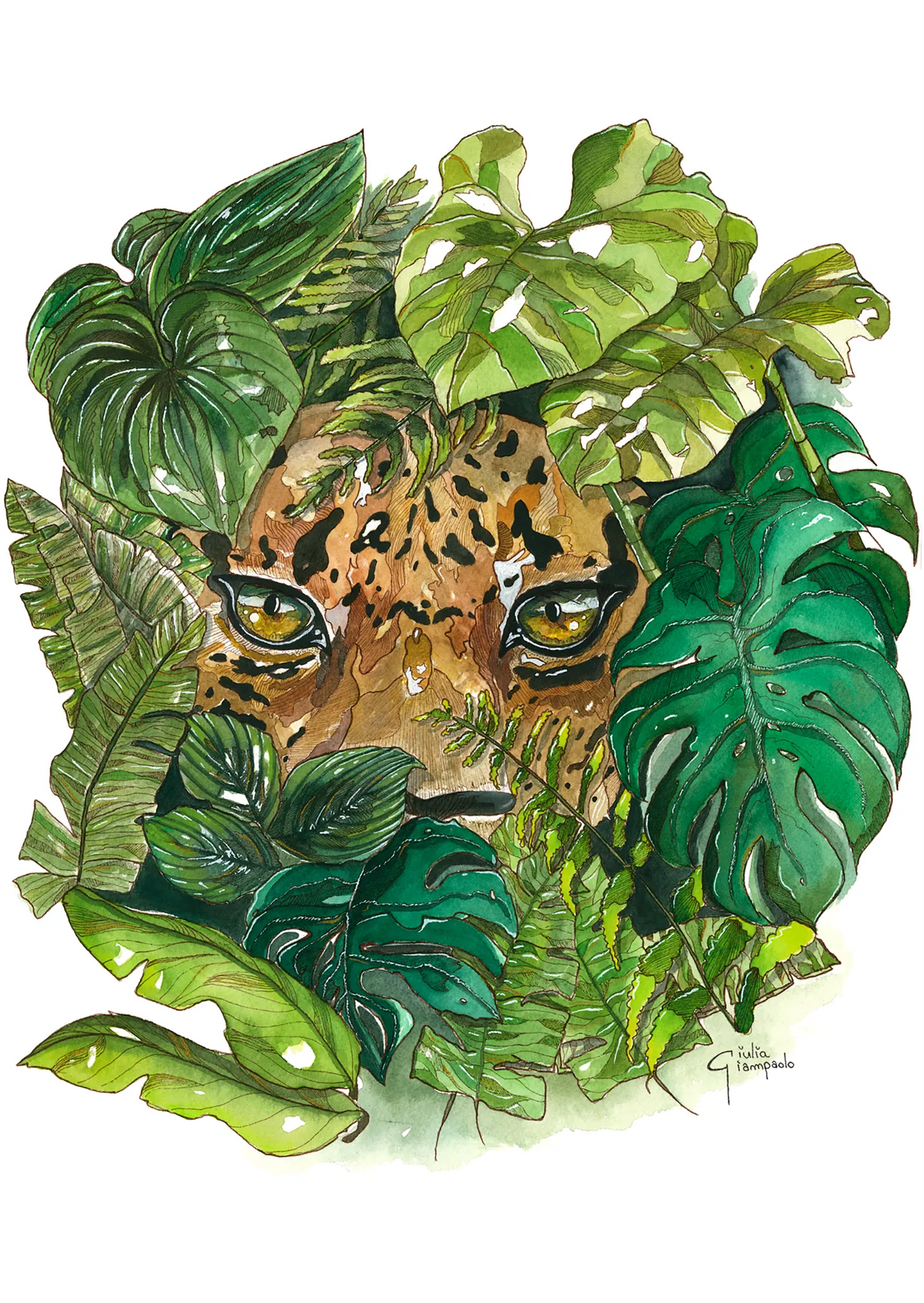 In the Jungle - Art Print