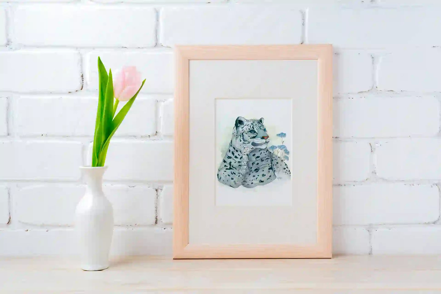 In the snow - Art Print