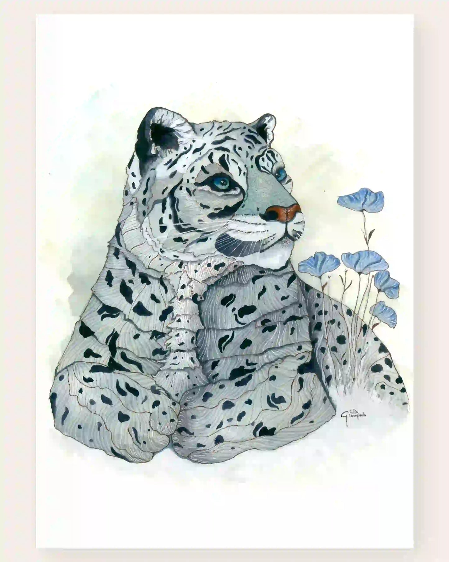 In the snow - Art Print