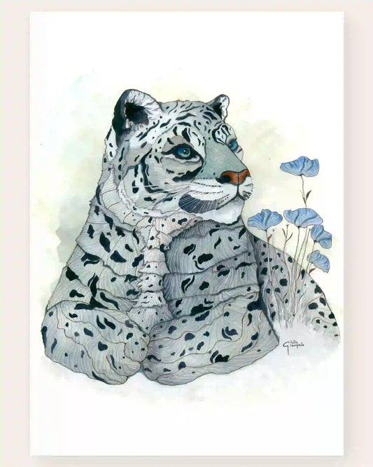 In the snow - Art Print