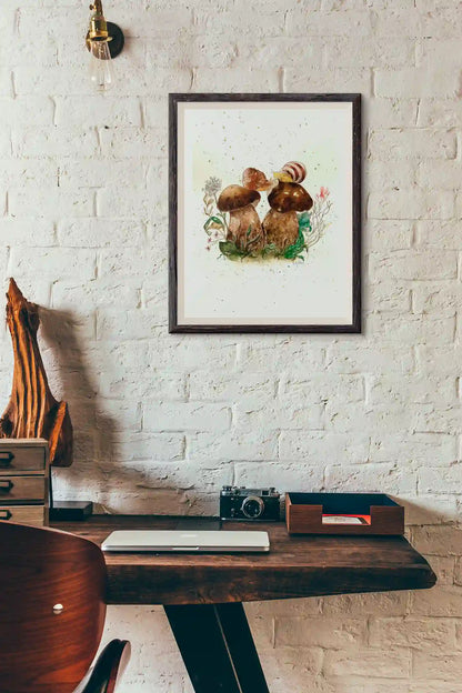 Le Due Lumachine - Art Print