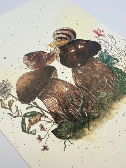 Le Due Lumachine - Art Print