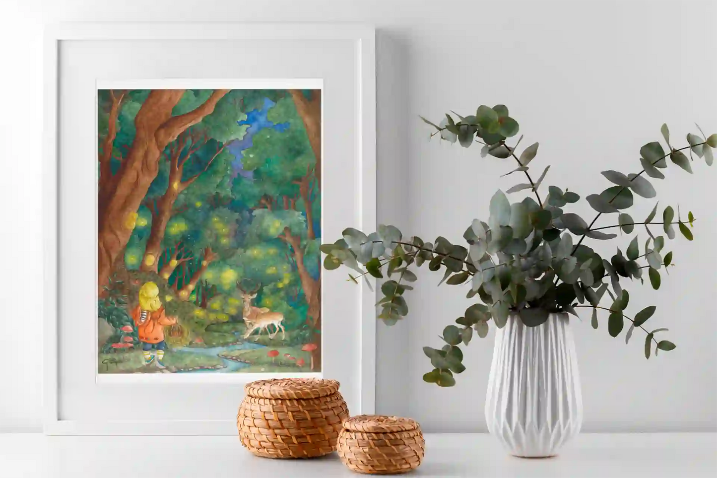 Magic forest - Art Print