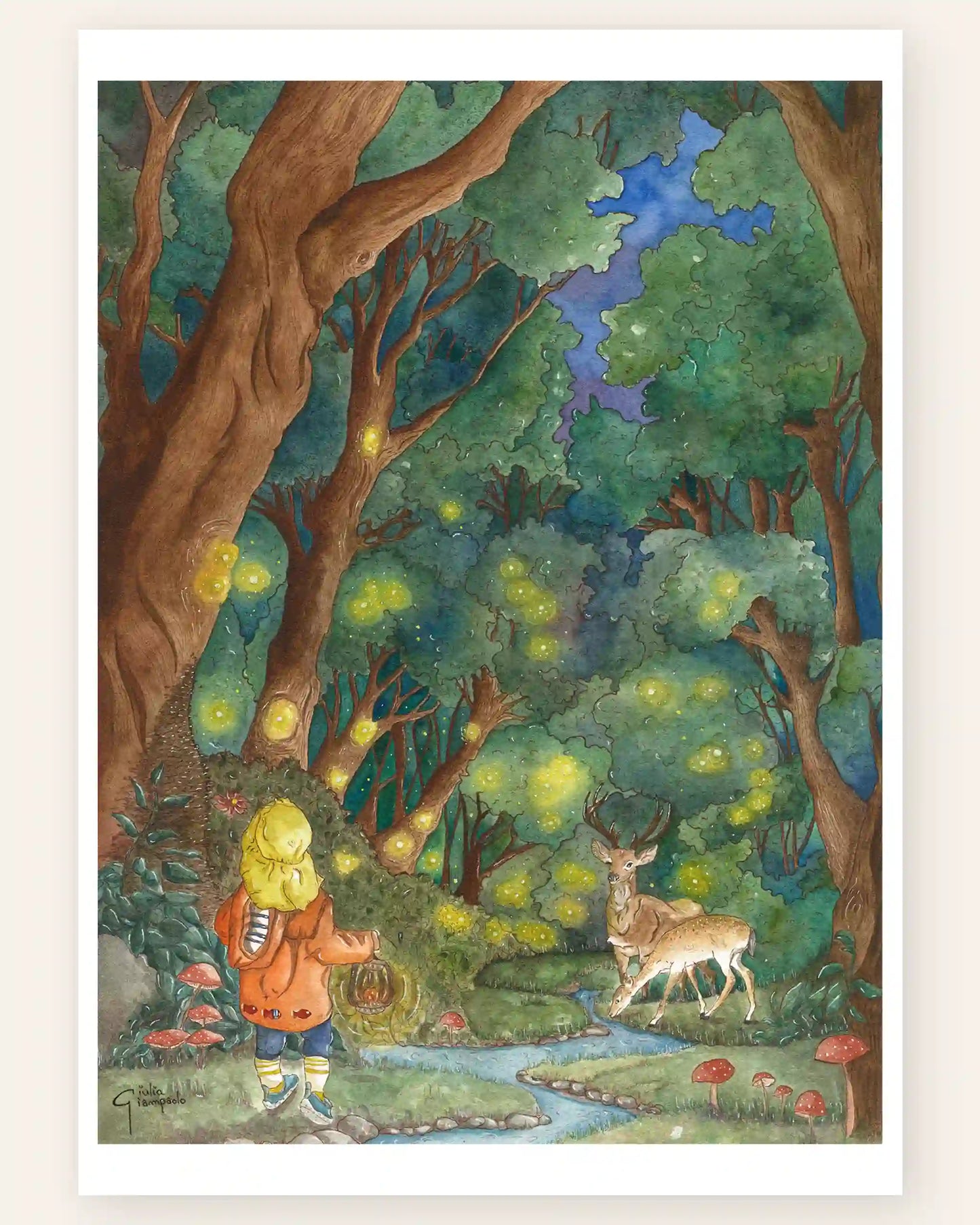 Magic forest - Art Print