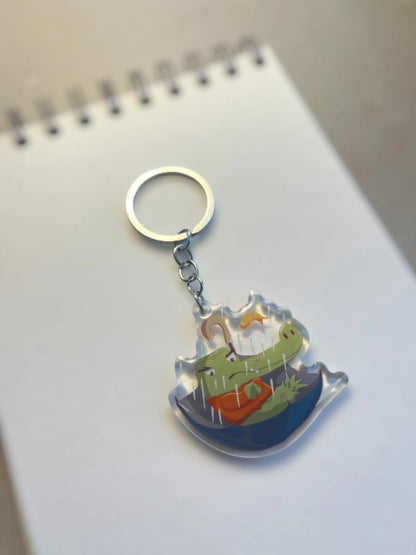 ☔ Rain Croc – Keychain