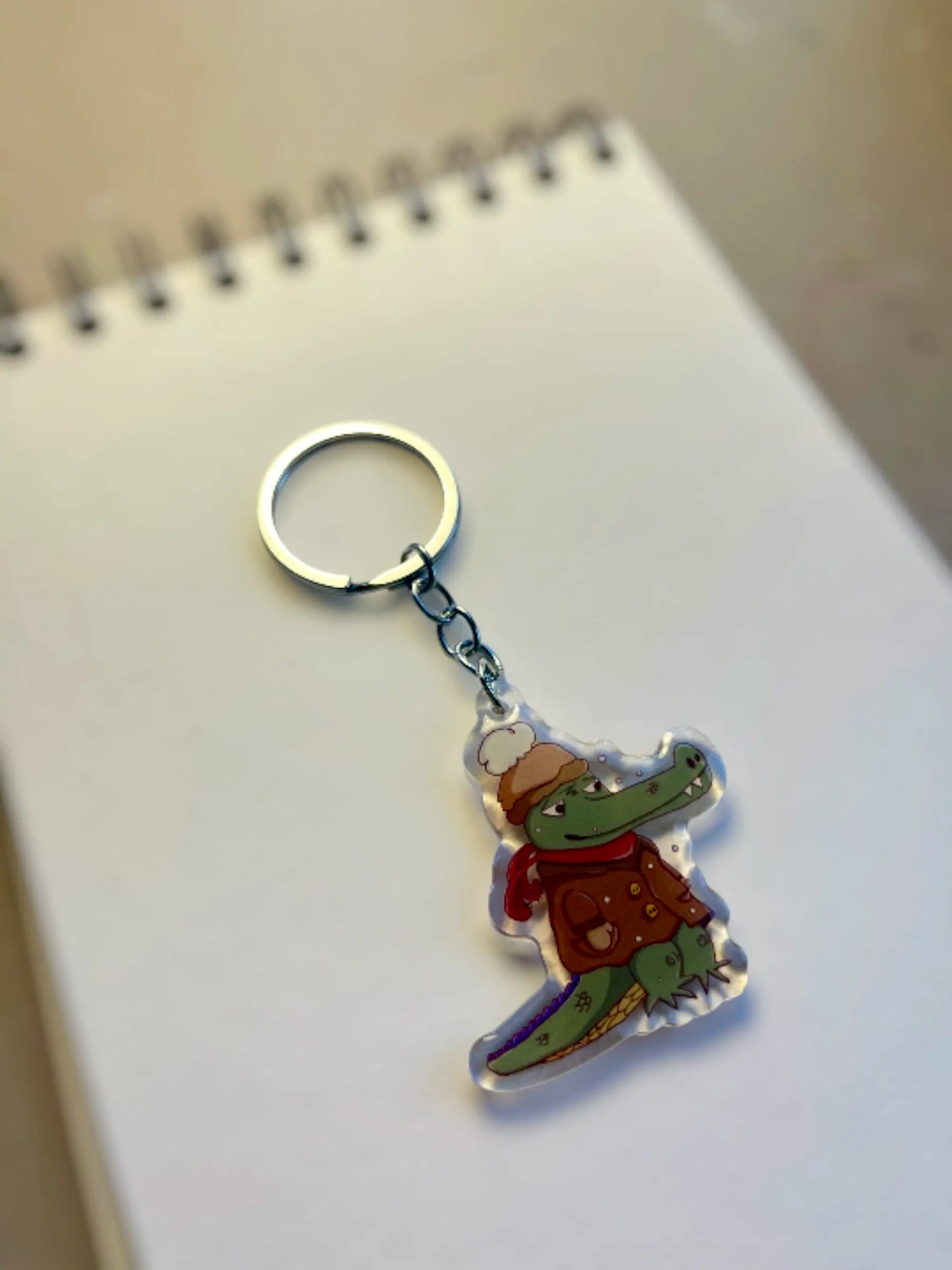 ❄️ Snow Croc – Keychain