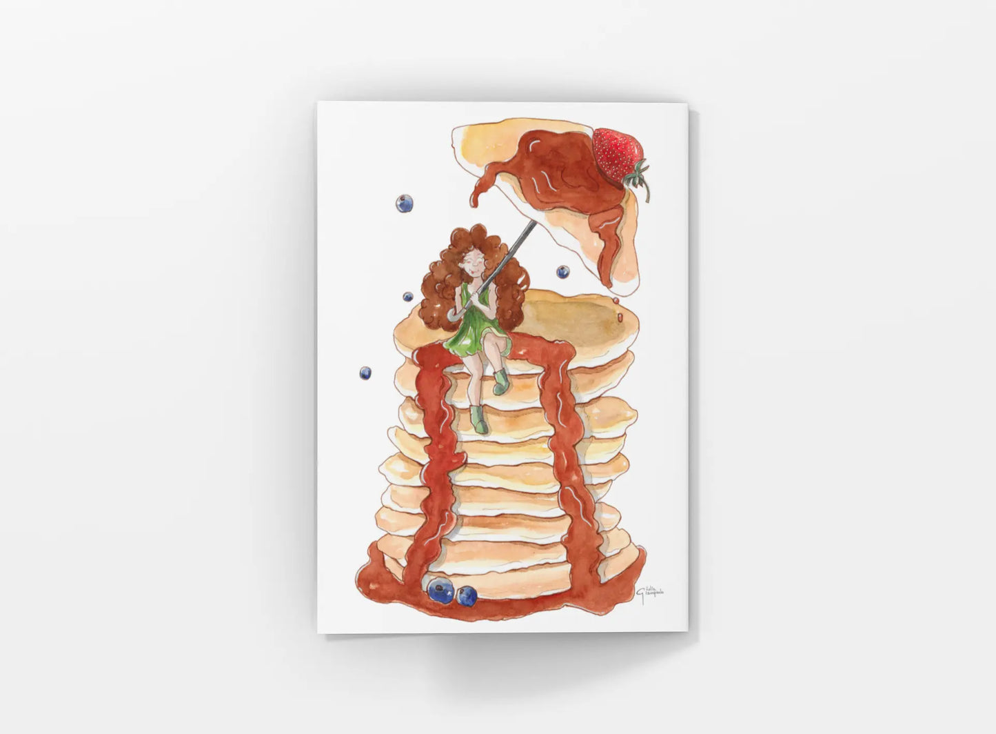 Today is Pancake - Greeting Card